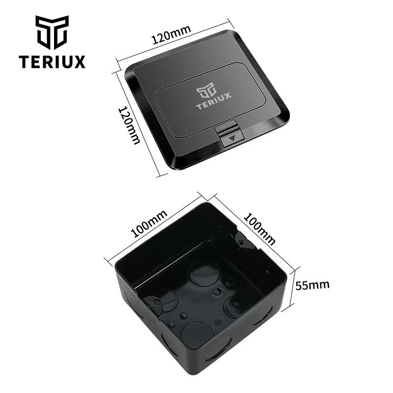 Imagem -02 - Floor Socket Outlet Indoor Power Plug Recesso Slow Pop up Socket Impermeável Atacado us