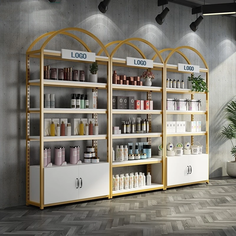 Exhibidor de Cosméticos je-Cosmetic, Elegante Estante para Maquillaje, Exhibidor de Perfumes de Lujo con Logotipo Personalizado, Exhibidor de Maquillaje, Mueble de Exhibición para Minoristas