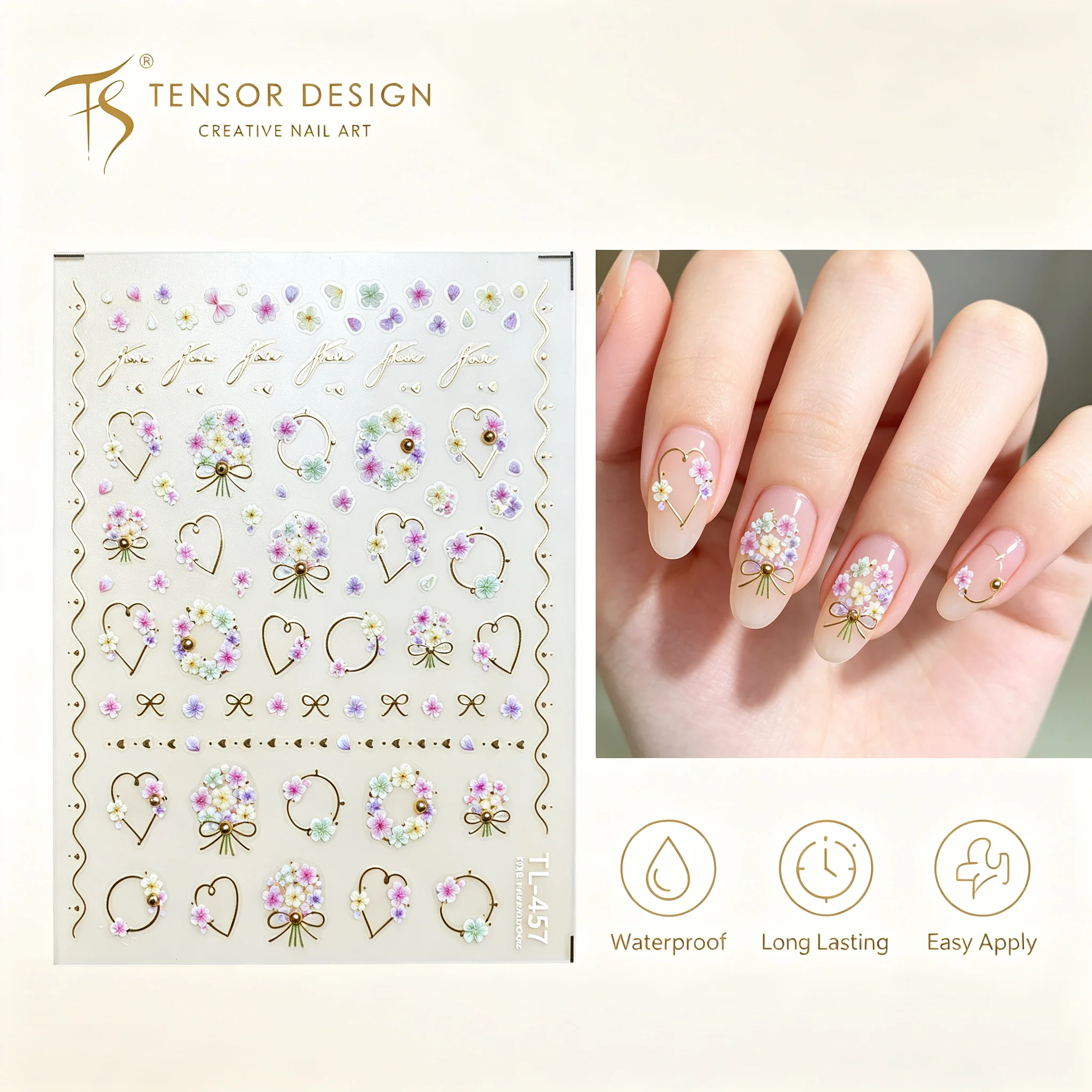 ملصقات أظافر ثلاثية الأبعاد من - مراجعة Nail Art Elegan وسعره
