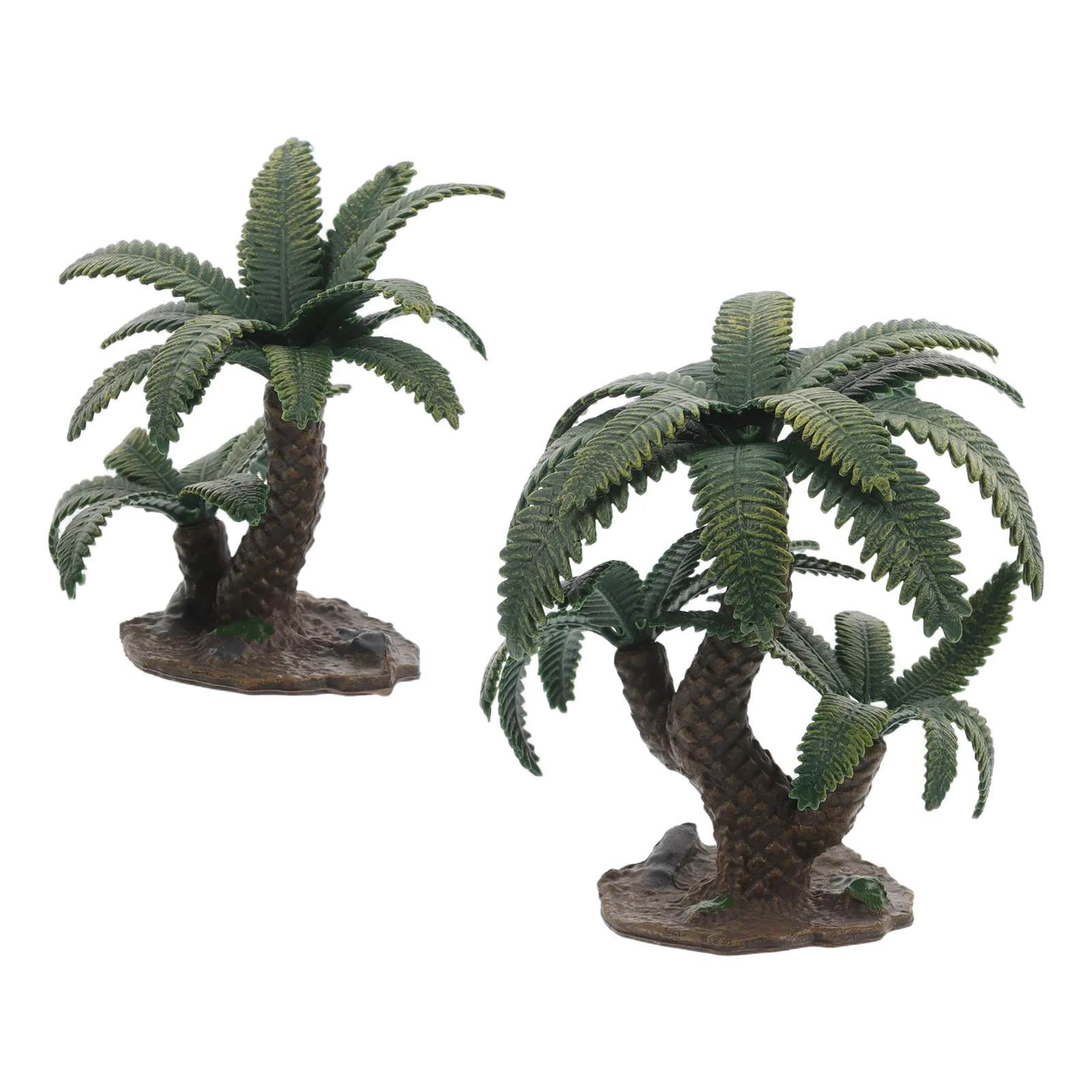 

2Pcs Realistic Landscape Tree Miniature Decoration for Home Office Desktop Garden Mini Scene Accessories Artificial Trees Craft