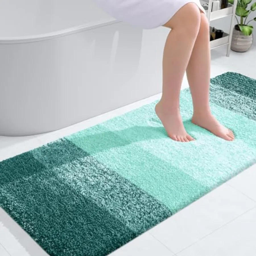 

Large Bathroom Rugs Mat 50x30 Extra Soft Absorbent Microfiber Bath Rugs Rubber Backing Quick Dry Washable Bath Mat for Bathroom