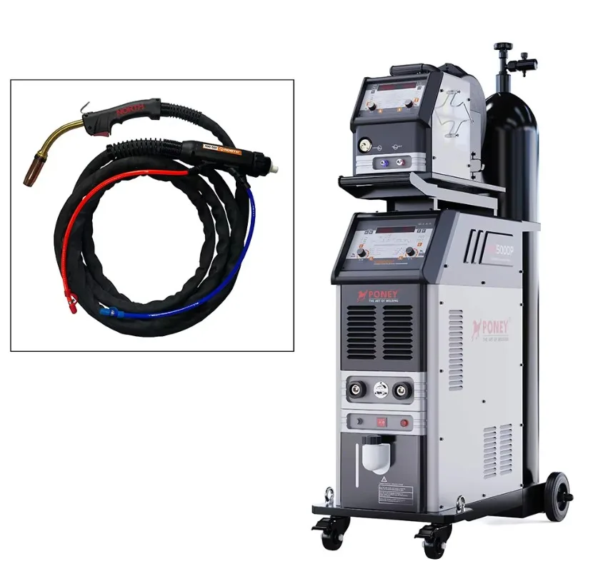 Double Pulse High Speed Industrial MIG MAG TIG MMA CO2 4 in 1 Multi Aluminum 500Amp With  Welding Machine     Cycle
