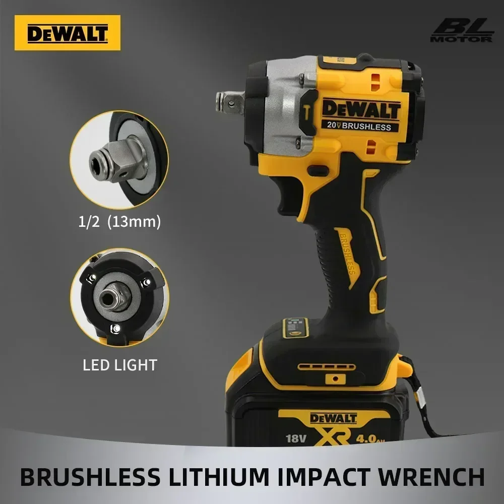 DEWALT DCF921 مفتاح ربط 20 فولت مفتاح ربط صدمي بدون فرش لاسلكي مفتاح شحن متغير السرعة أدوات كهربائية (بدون بطارية)