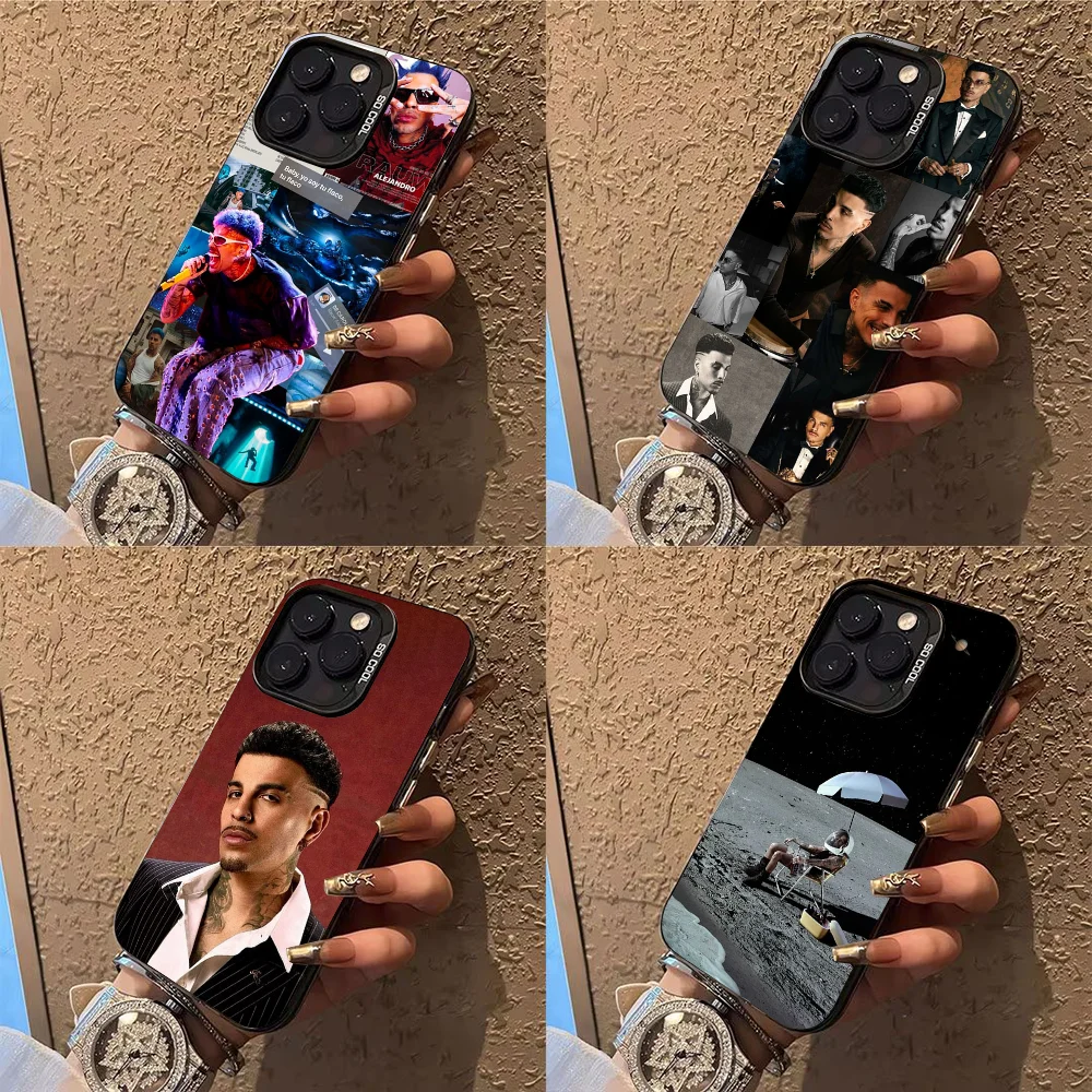 

Singer R-Rauw Alejandro Phone Case Phone Case For iPhone 14 16 15 11 12 13 Pro Max Mini Plus Shockproof Cover