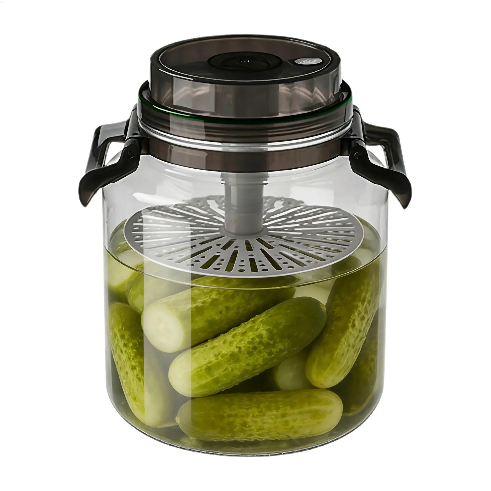 Tarros de 5L para pepinillos encurtidos, tarros para kimchi, tarros de plástico de grado alimenticio, especializados para encurtidos, salsa de chile con cáscara de mandarina seca, para encurtidos