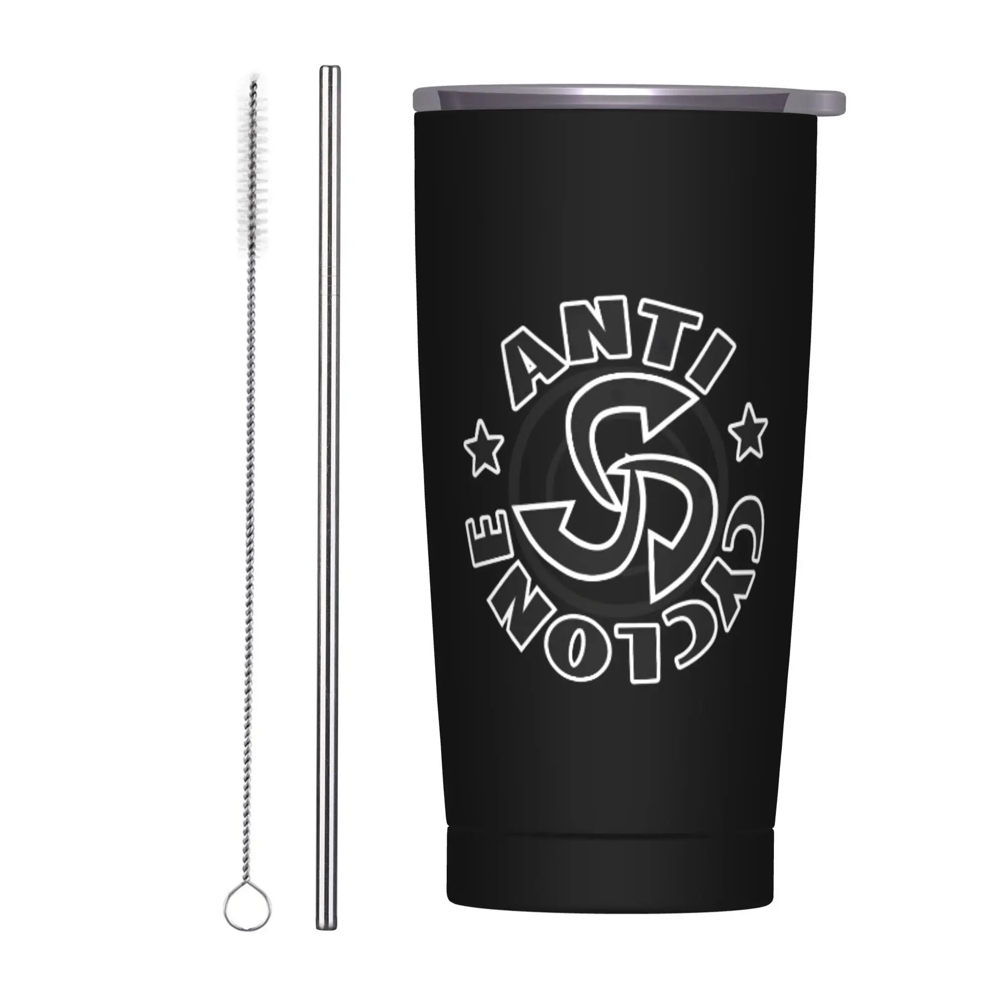 Stainless Steel Tumbler Vodka's Anti Cyclone UmaMusume Thermal Mug  Keep Heat Cold Drink Mugs Cup Camping Water Bottle