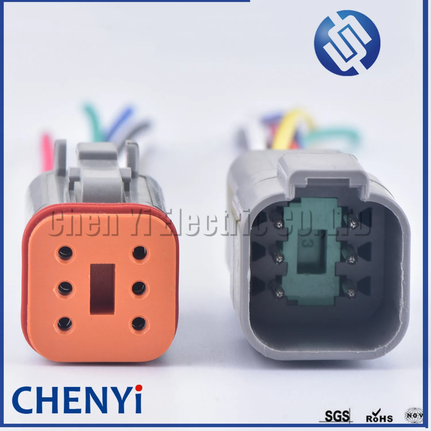 Deutsch DT series 6 Pin male female Auto Waterproof Connector DT06-6S DT04-6P Automotive Electrical Wire Harness pigtail Plug