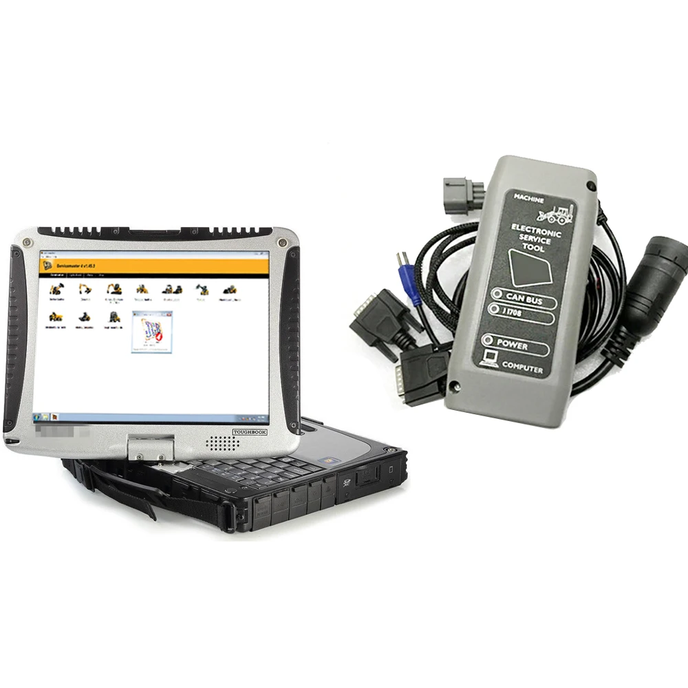 

for jcb diagnostic kit (dla) jcb service master 1.73.3 spare parts jcb agricultural construction with CF19 laptop