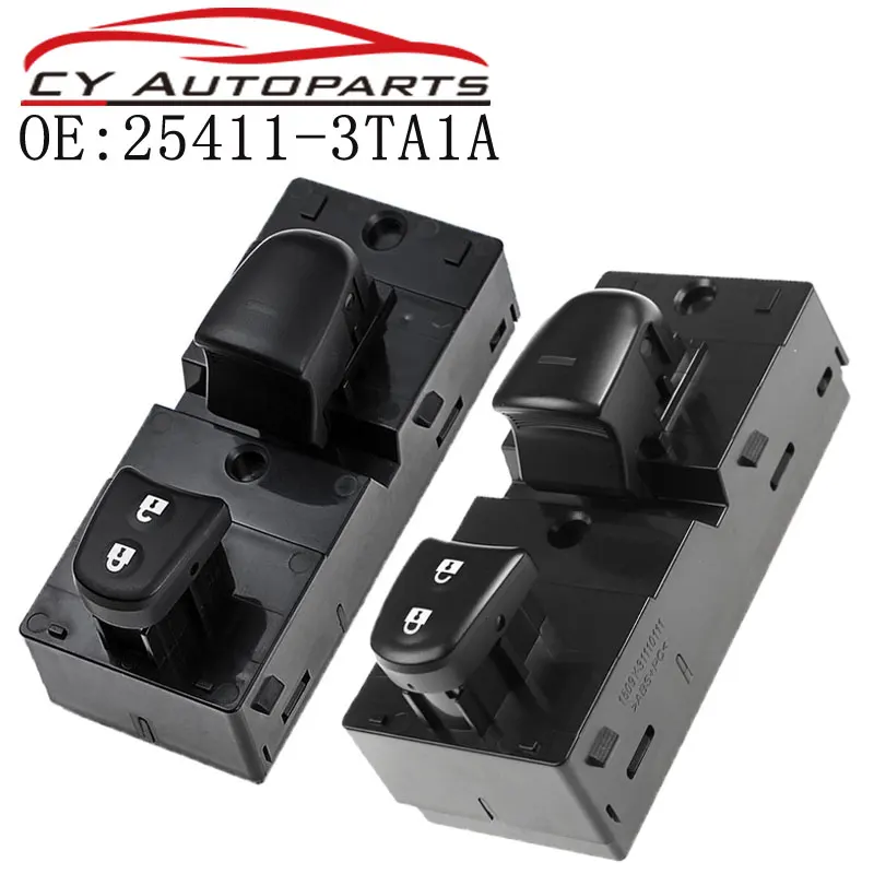 New Front Left Power Window Switch For Nissan Teana Altima Pathfinder 25411-3TA1A 254113TA1A Switch Button