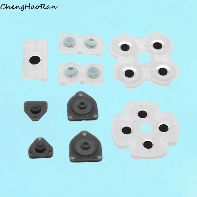 For PS4 JDM-001 / 011 Controller L1 R1 L2 R2 Trigger Buttons 3D Analog Stick + Conductive Rubber Button Screwdriver Kit