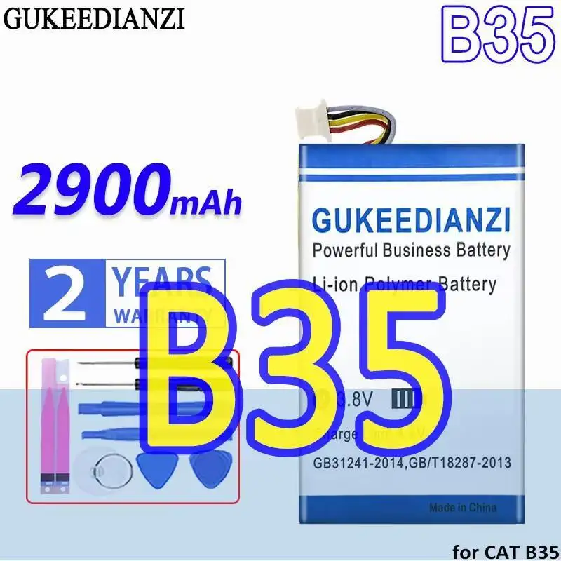 

Быстрая зарядка 2900 мАч для аккумулятора Caterpillar Cat B35 TYS13G02Q