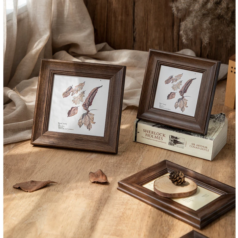 

Albums And Picture Frames,Home Decor, 6, 7, 8, 10 Inches,Square Resin Frame Photo Frame with Classic American Style Design,Gifts