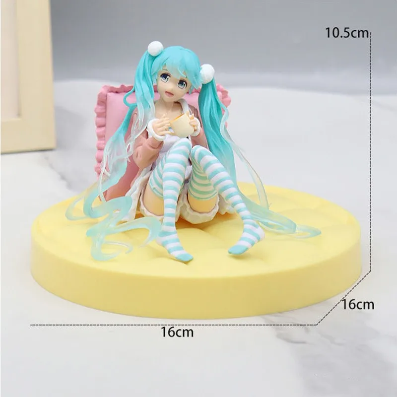 Neue Anime Hatsune Miku Actionfigur Kawaii Sammlerstück Modell Rosa Sakura Kawaiii Puppe Sammlerstücke Spielzeug Tortendekoration