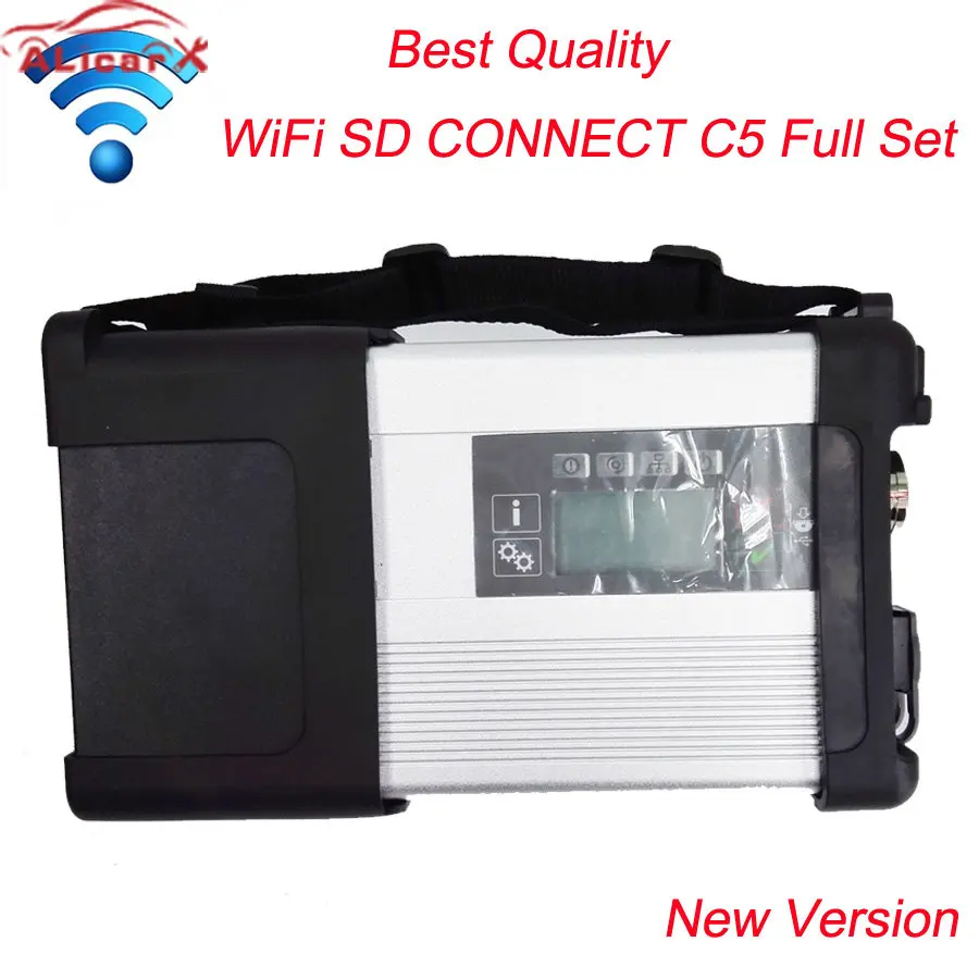 Top Quality MB STAR C5 Car Diagnostic Tool MB SD Connect Compact 5 Update by MB Star Diagnosis c4 Support Wifi V03/2023 install