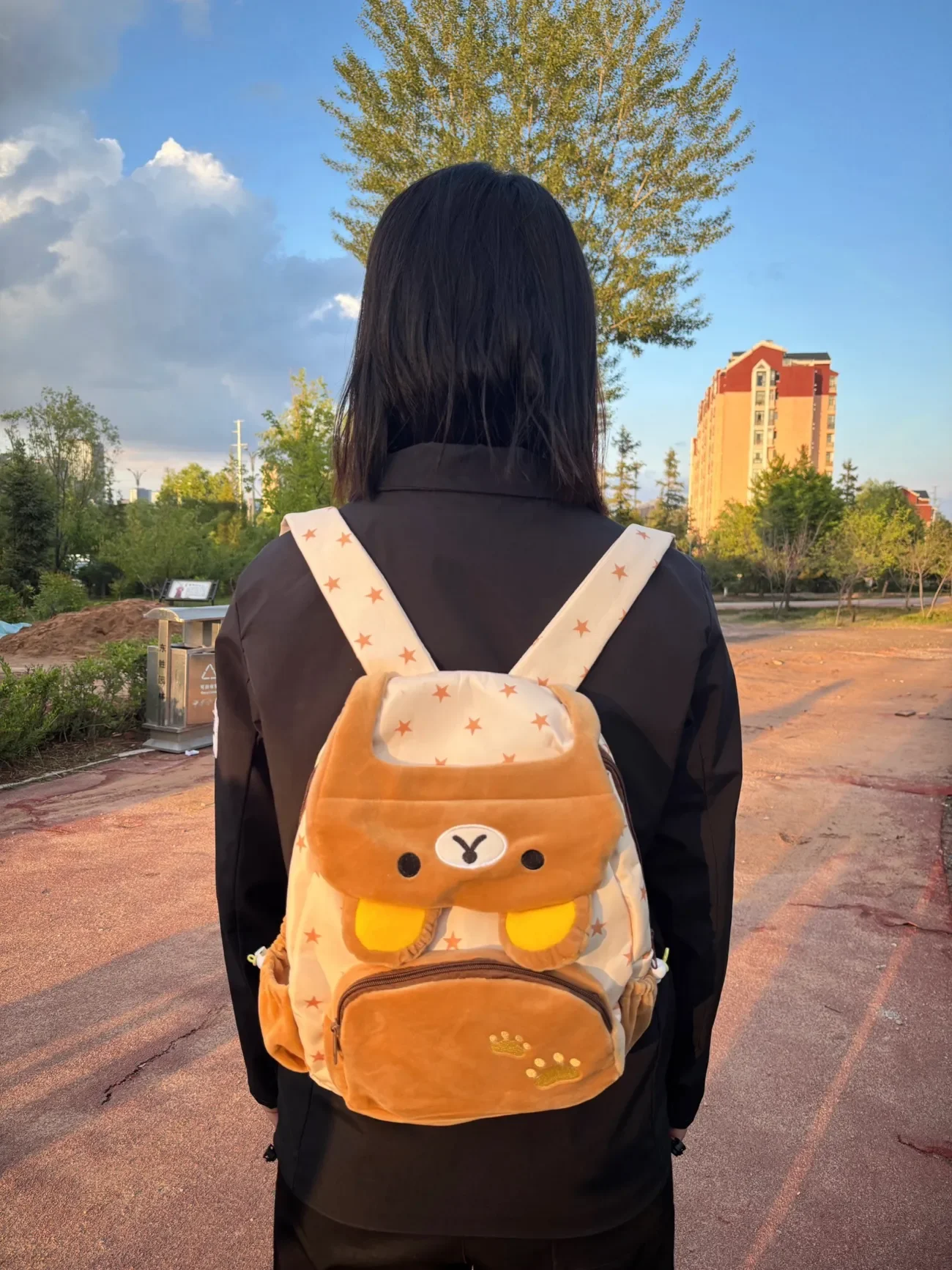 Kawaii Japanse San-X Rilakkuma Pluche Flip Rugzak Cartoon Grote Capaciteit Beer Meisje Jk Lolita Leuke Schooltas Opbergtas gift