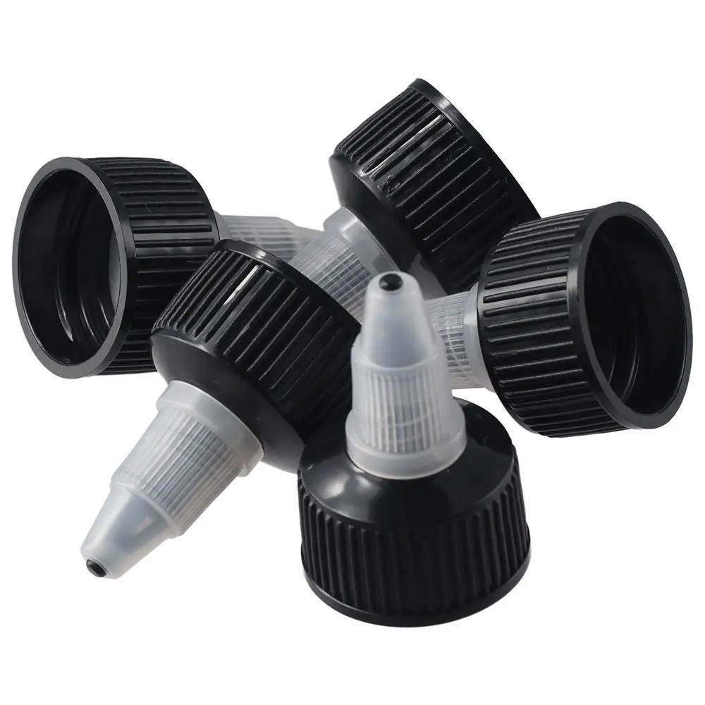 20PCS 24/410 Black & Natural Twist Caps Neck Diameter 24mm Thread Type 410 Replacement Caps for Squeeze Bottles