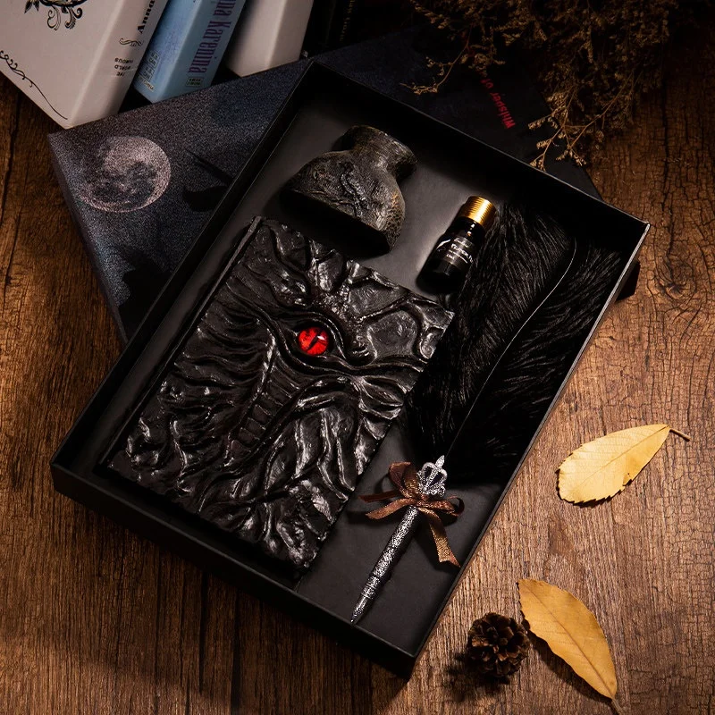 

Devil's Eye Embossed Notebook Cthulhu Series A5 Vintage Dark Hand Creative Stylish Diary For Writing Note Taking