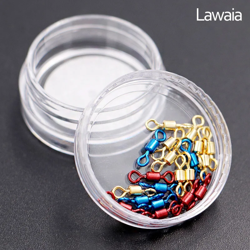 Lawaia Color Eight-character Ring Competitive High-Speed Swivel Connector, Fishing Supplies, Line Small Accessories, Tackle