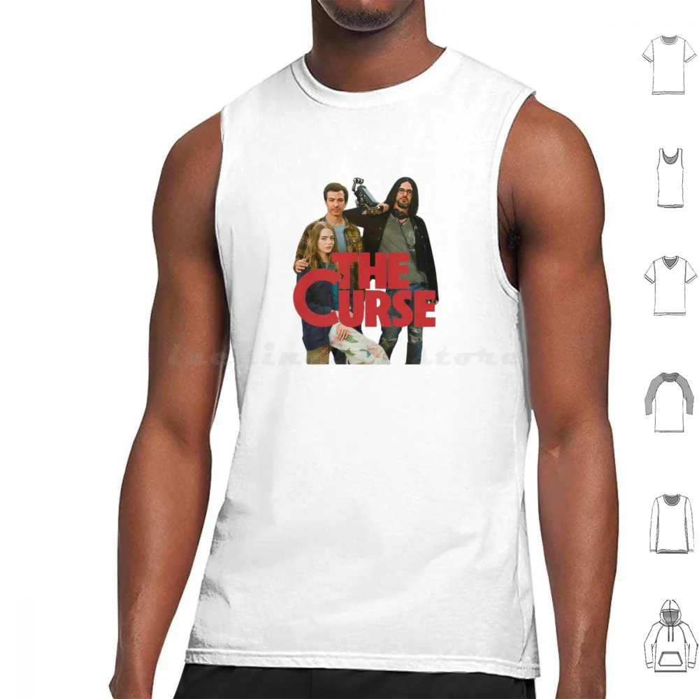 The Curse Cast A24 Tank Tops Print Cotton The Curse The Curse A24 Tv Show Benny Safdie Nathan Fielder Stone