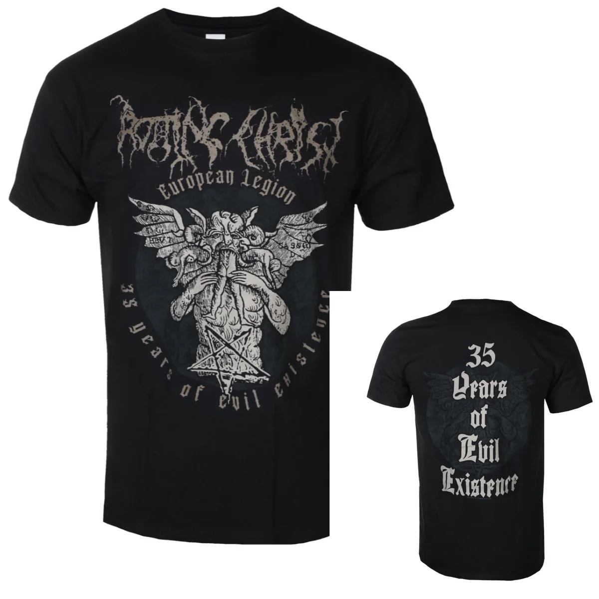 Rotting Christ Graphic Cotton T-shirt Unisex Summer Short Sleeve Fashion Brand Tee Luxury Casual Vintage Tees
