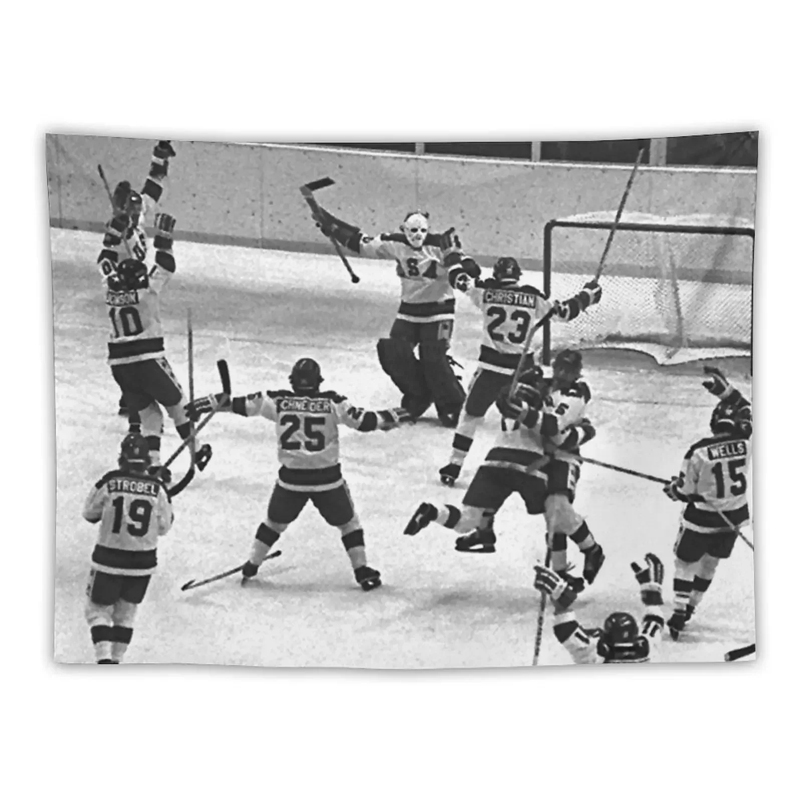 

miracle on ice Tapestry Room Aesthetic Home Supplies Tapestry