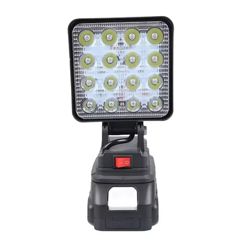 for 18V 21V LED-4 Square Light Bead Construction Tool Battery Electric Power Source with 1 Year Warranty
