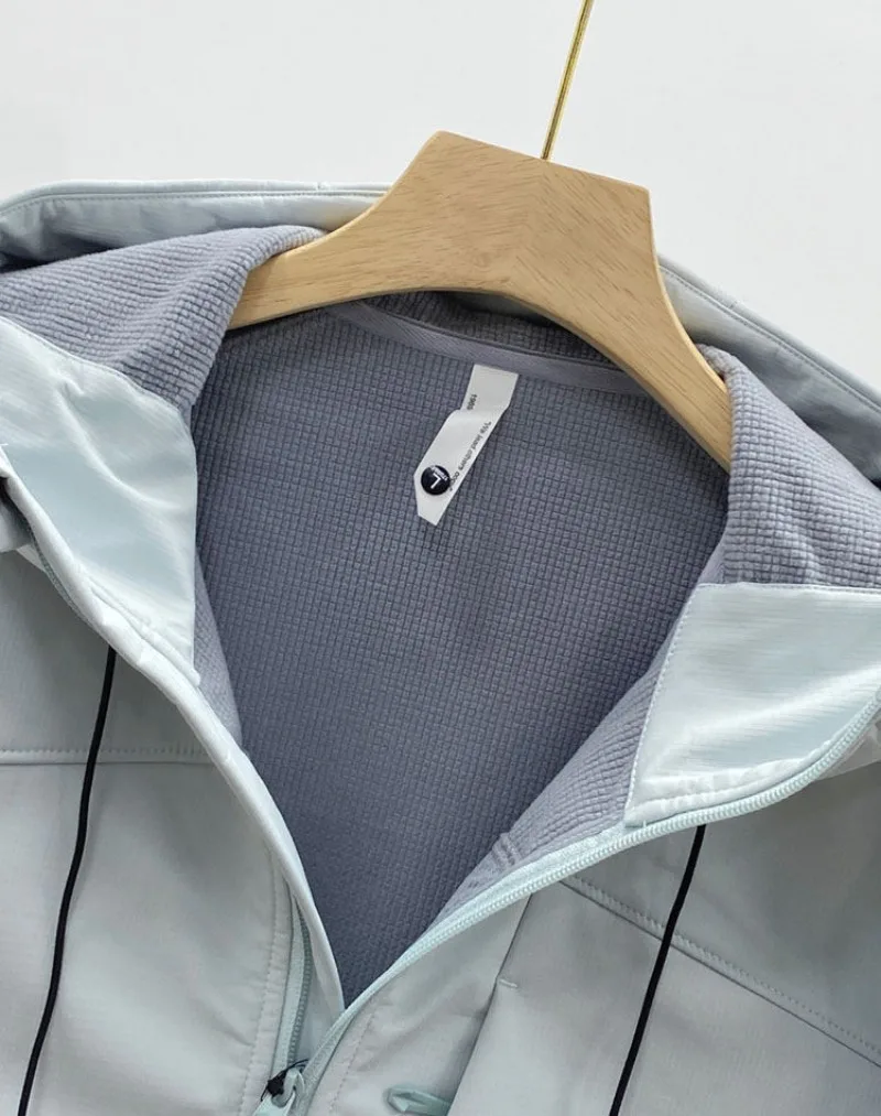 Outdoor PATA-style Men's Fleece Jacket for Hiking Leisure Mountain Climbing Cycling Sports Fishing Mountain Climbing and Camping