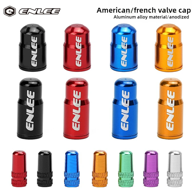 

Bicycle French Air Nozzle Cap Road Mountain Bike Beautiful Nozzle Cap Tire Valve Cap Aluminum Alloy Dust Cover