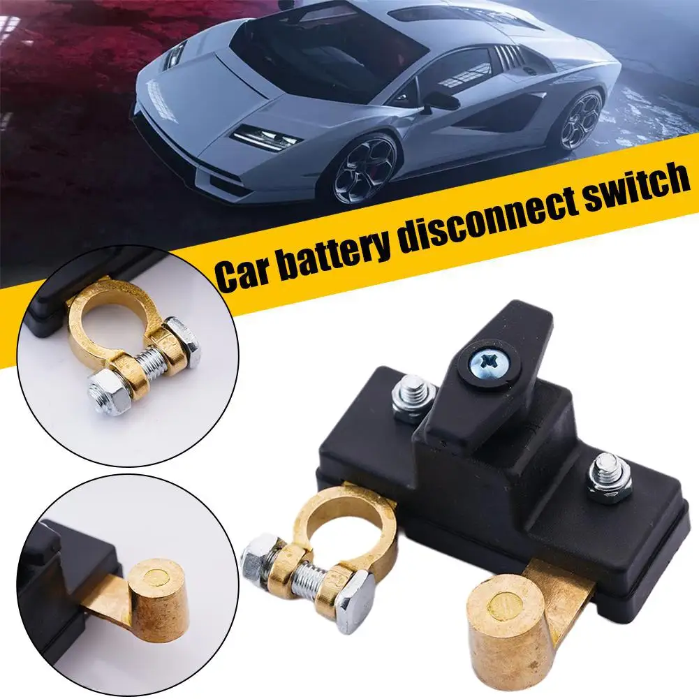 Car Battery Disconnect Switch Manual Automatic Circuit Breaker Anti-Power Off Leakage Protector Universal Auto Parts 6V/12V/24V