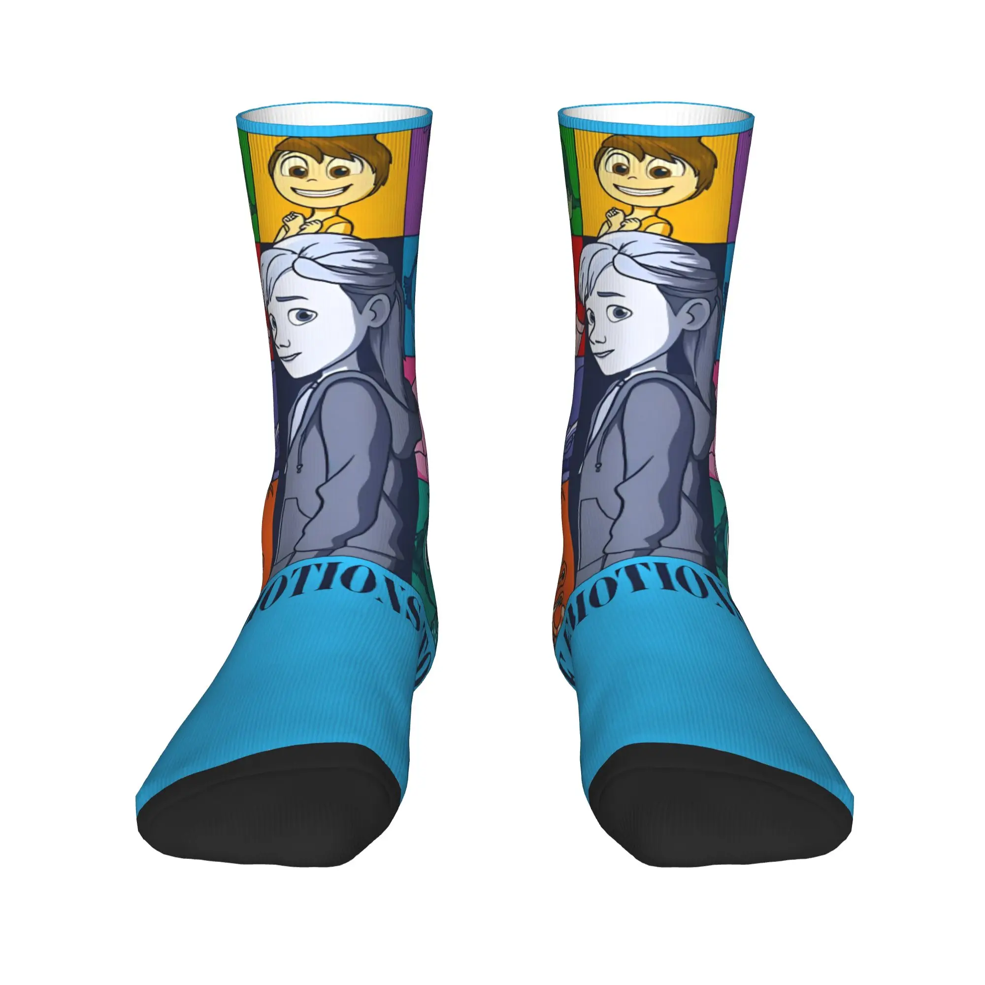 داخل خارج العواطف جولة الجوارب جوارب الموضة للجنسين الرجال متوسطة لينة تسلق الجوارب الخريف مخصص عدم الانزلاق الجوارب #2