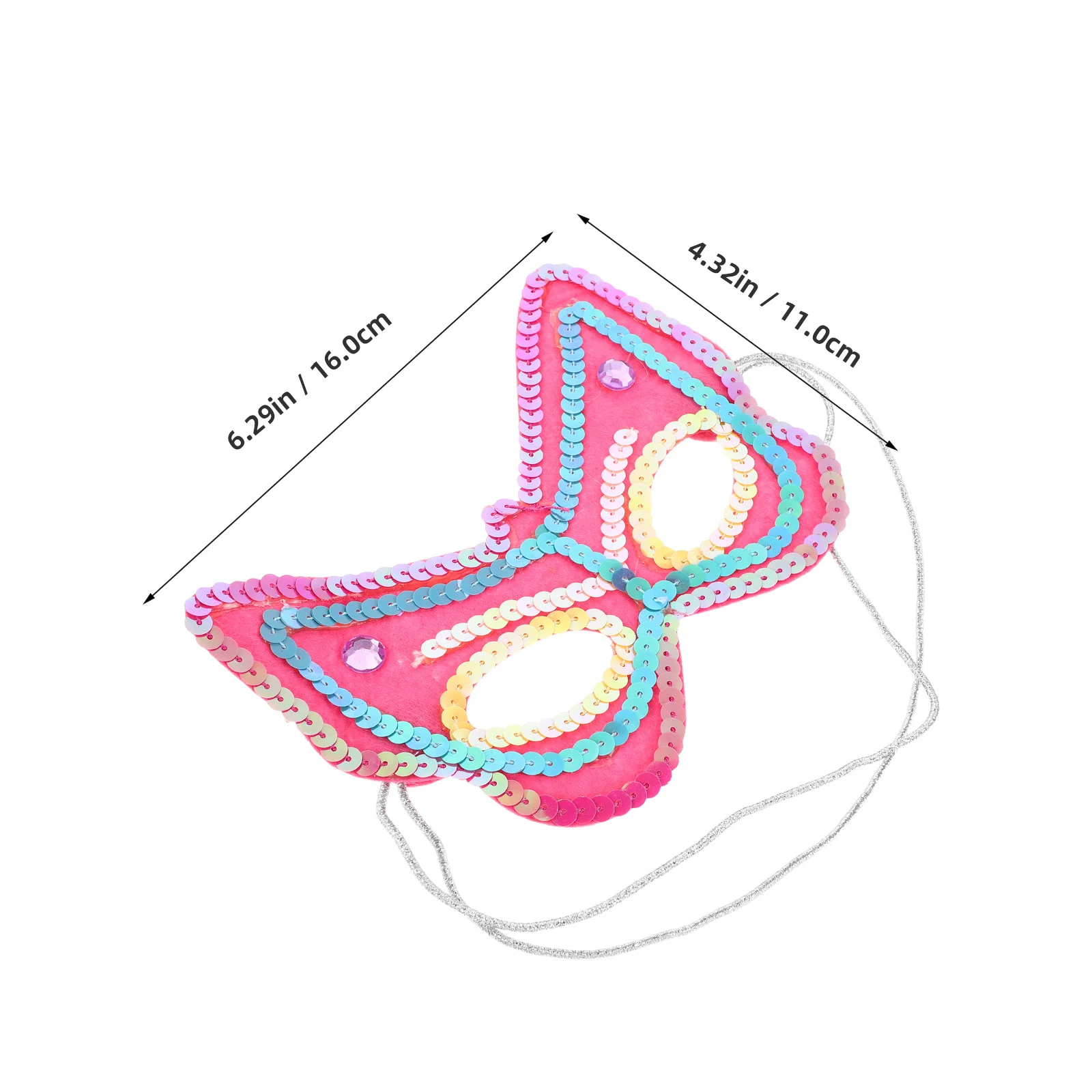 4 قطع من قناع عين الفراشة للأطفال، غطاء وجه تنكر متألق نابض بالحياة، مثالي لديكور الحدث في المهرجانات التنكرية