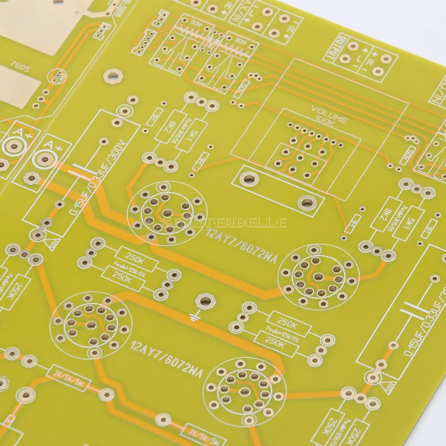 Placa de preamplificador de tubo de vacío, PCB, basado en circuito de KSL-M7, HiFi, bricolaje, M7, 12AY7, 6072WA