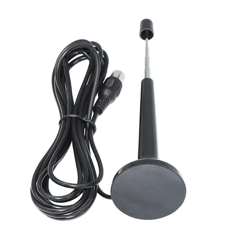 3meters FM Radio Antenna DAB Telescopic Antenna With Magnetic Base 3Plug Adapters Home Indoor TV Radio For Power Tool Accessory