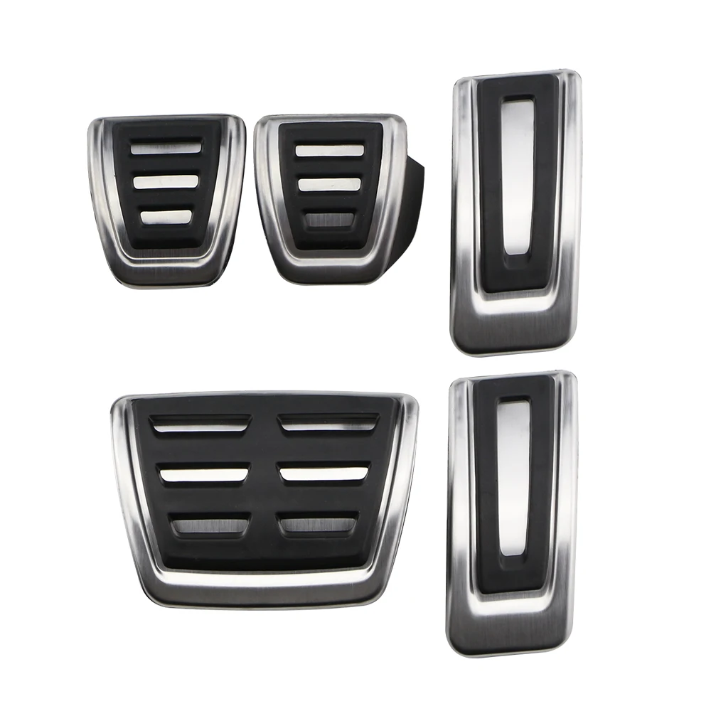 For Volkswagen Golf 7 7.5 8 Passat B8 Tiguan Allspace Jetta MK7 MK8 T-Roc T-Cross Arteon Touran Car Gas Fuel Brake Pedal Cover