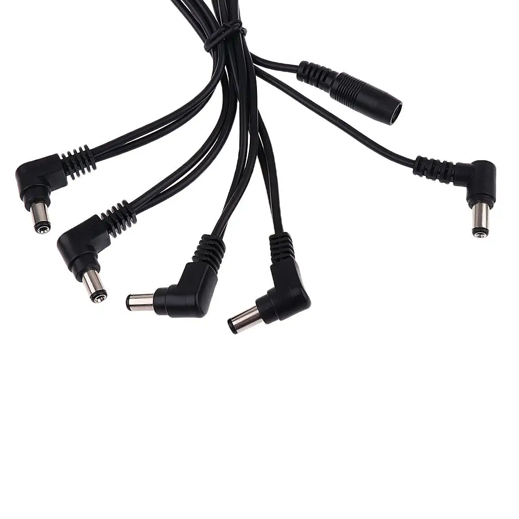 Multi Output Splitter Power Cable Copper PVC Accessory for Electric Guitar Pedal Effect Board