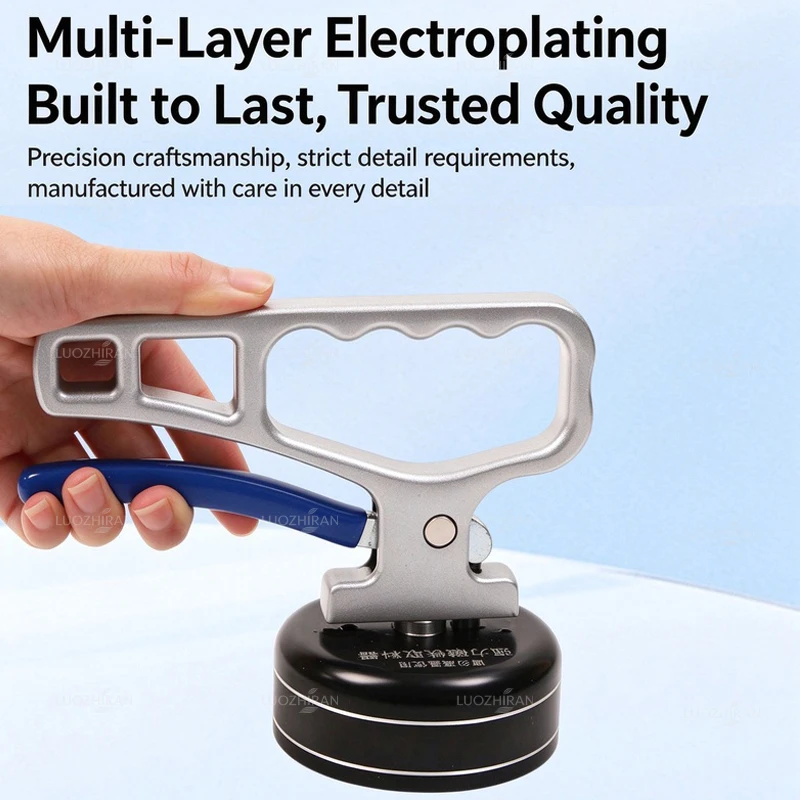 Portable Magnetic Lifting Magnet With Release Handle Heavy Duty Metal Sheet Handling Suction Cup Lifter for Workshop Hand Tools