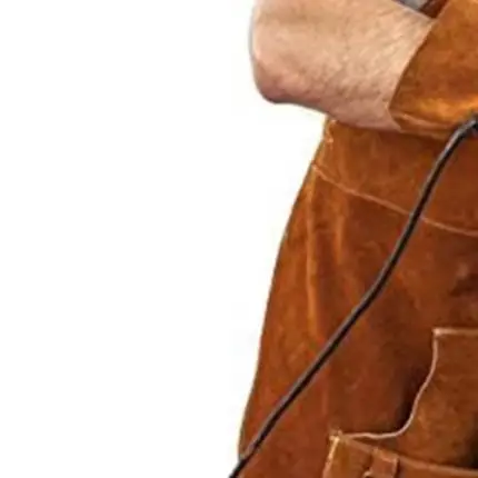 Cowhide Leather Heavy Duty Apron Leather Work Apron Maximum Protection Professional Use Tool Storage 1.4mm Thick Cowhide