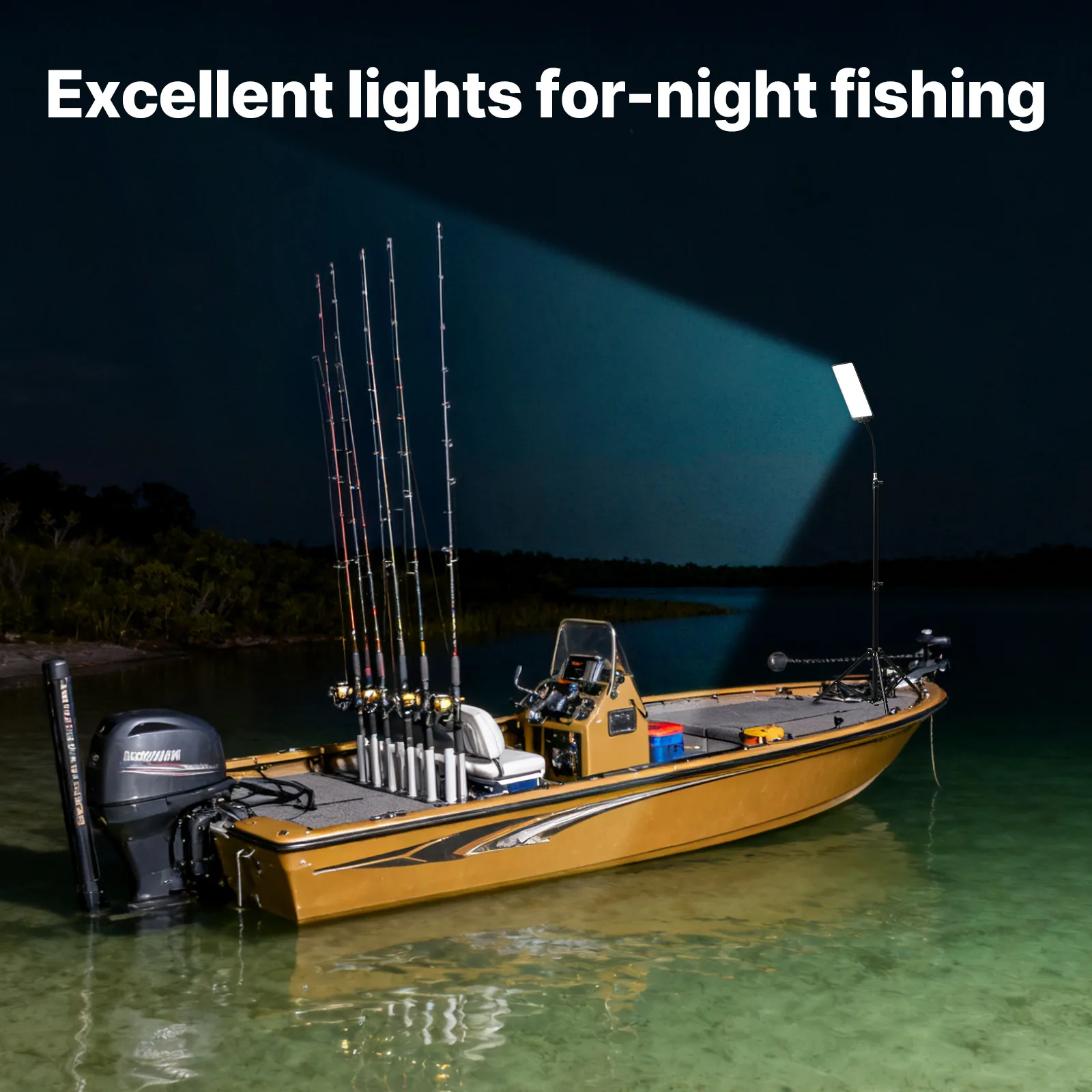 Foldable Outdoor Portable LED Camping Lantern With Adjustable Tripod Stand For Outdoor BBQ Camping Picnic Live Lighting Lamp