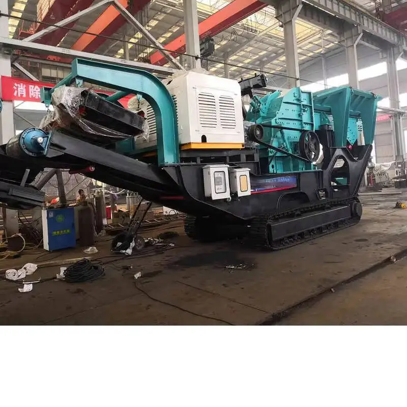 Mobile Stone Crusher Plant Crawler Mobile Crusher For Road Construction