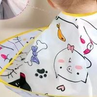 1 Piece Children Colorful Hair Cutting Cape Salon Hairdresser Cloak Umbrella Cloth Foldable Kids Hairdressing Apron