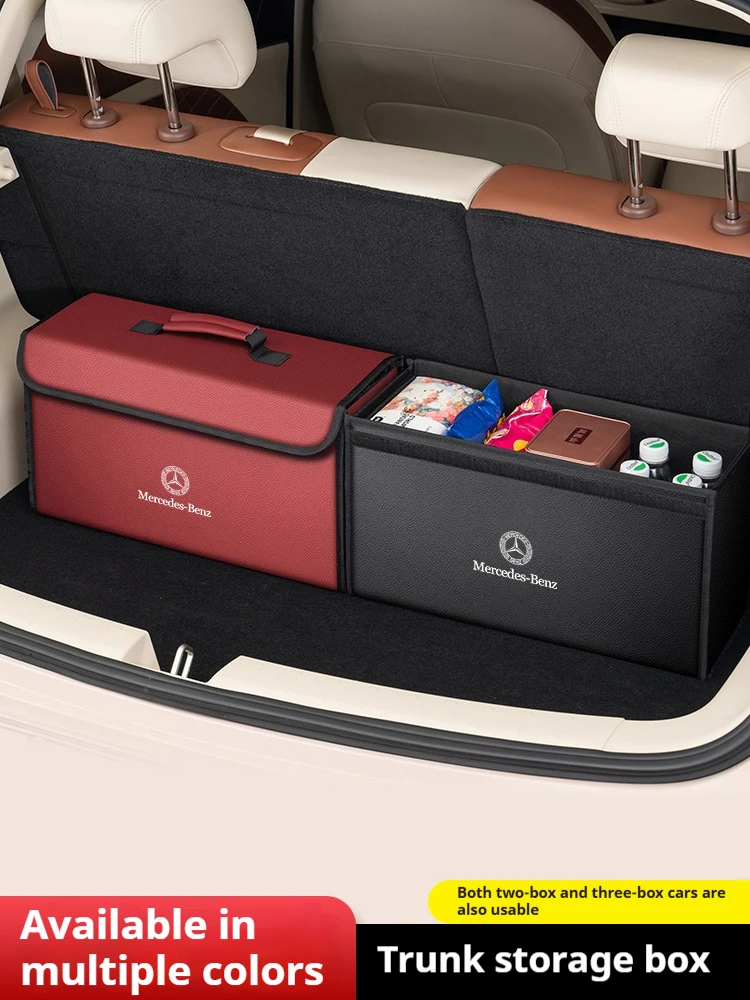 

Car Trunk Storage Box Organizer Foldable Container Bag For Mercedes-Benz AMG A B C E S V GLA GLB GLC GLE SLK R-Class A45 C43 CLA