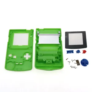 JCD البلاستيك لعبة شل الإسكان غطاء حالة ل Gameboy Color Game GBC Console Shell مع أطقم أزرار برغي ملصق جزء أفضل 10 مبيعات لبطاقات الفيديو الإسكان - No6