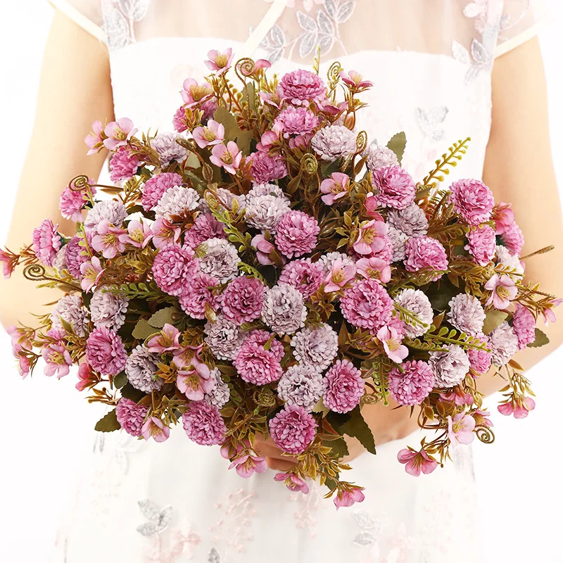 6 Color Artificial Flower Decoration Wedding Home Decora Lilac Flower Road Leading Ceiling Special Simulation Flower