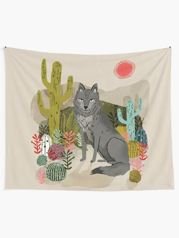 Wolf by Andrea Lauren Tapestry Nordic Home Decor Aesthetic Room Decors Wall Hangings Decoration Decor For Room Tapestry