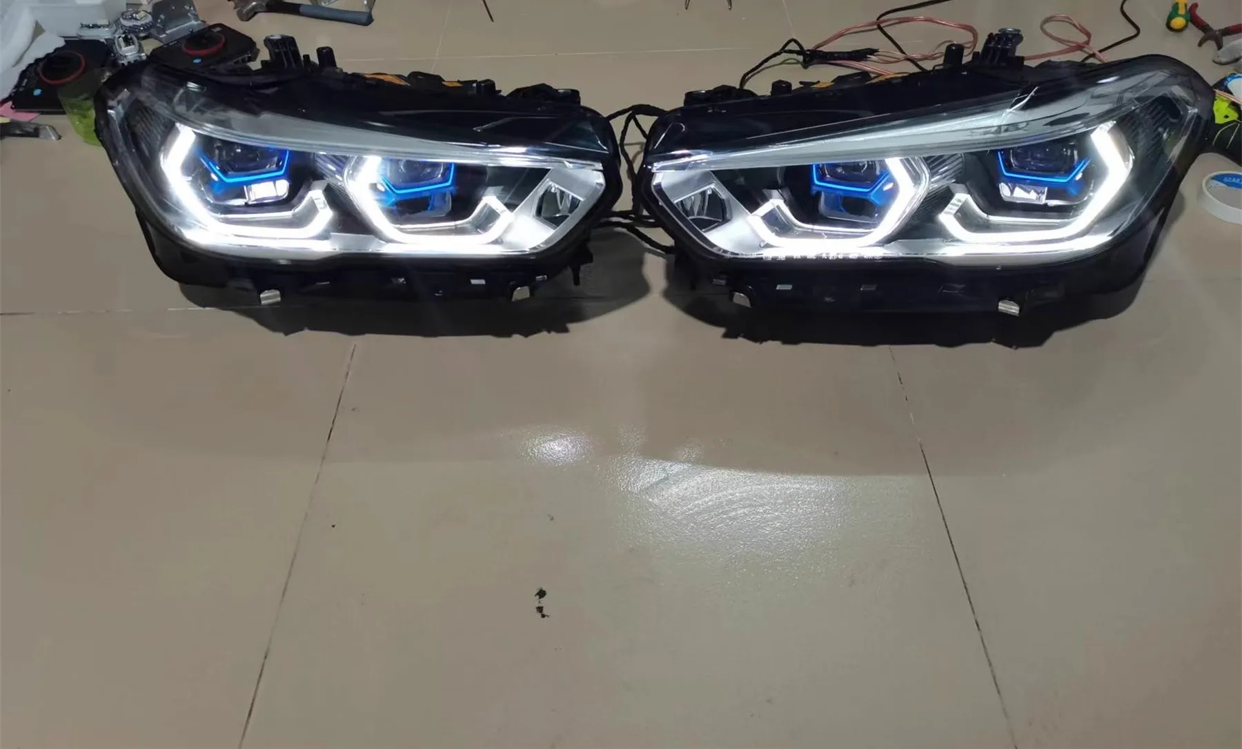 Front Headlight AFS laser headlamp for BMW X5 G05 X06 G06 Daytime Running DRL Turn signal