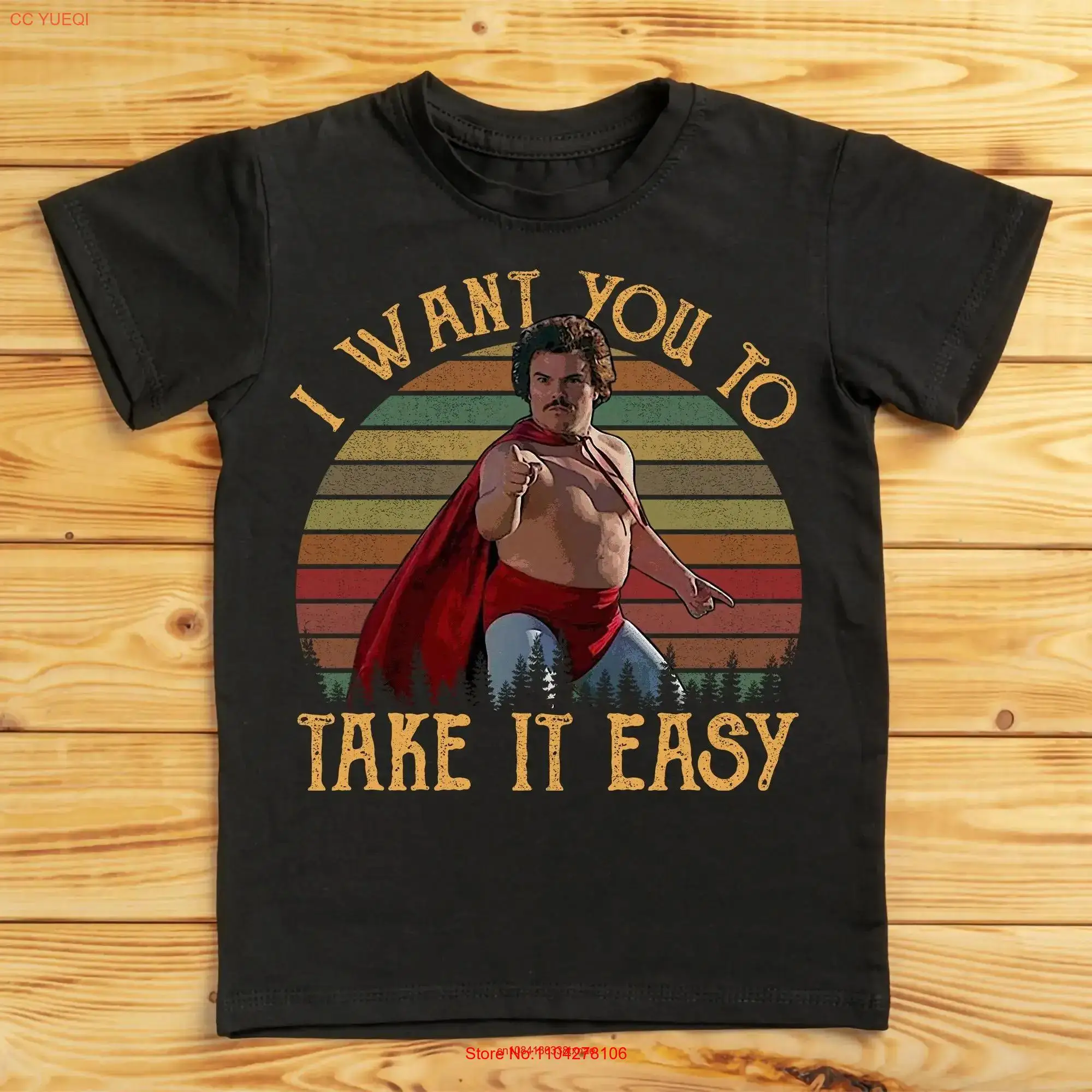 I Want You To Take It Easy Sunset Retro Vintage shirt long or short sleeves