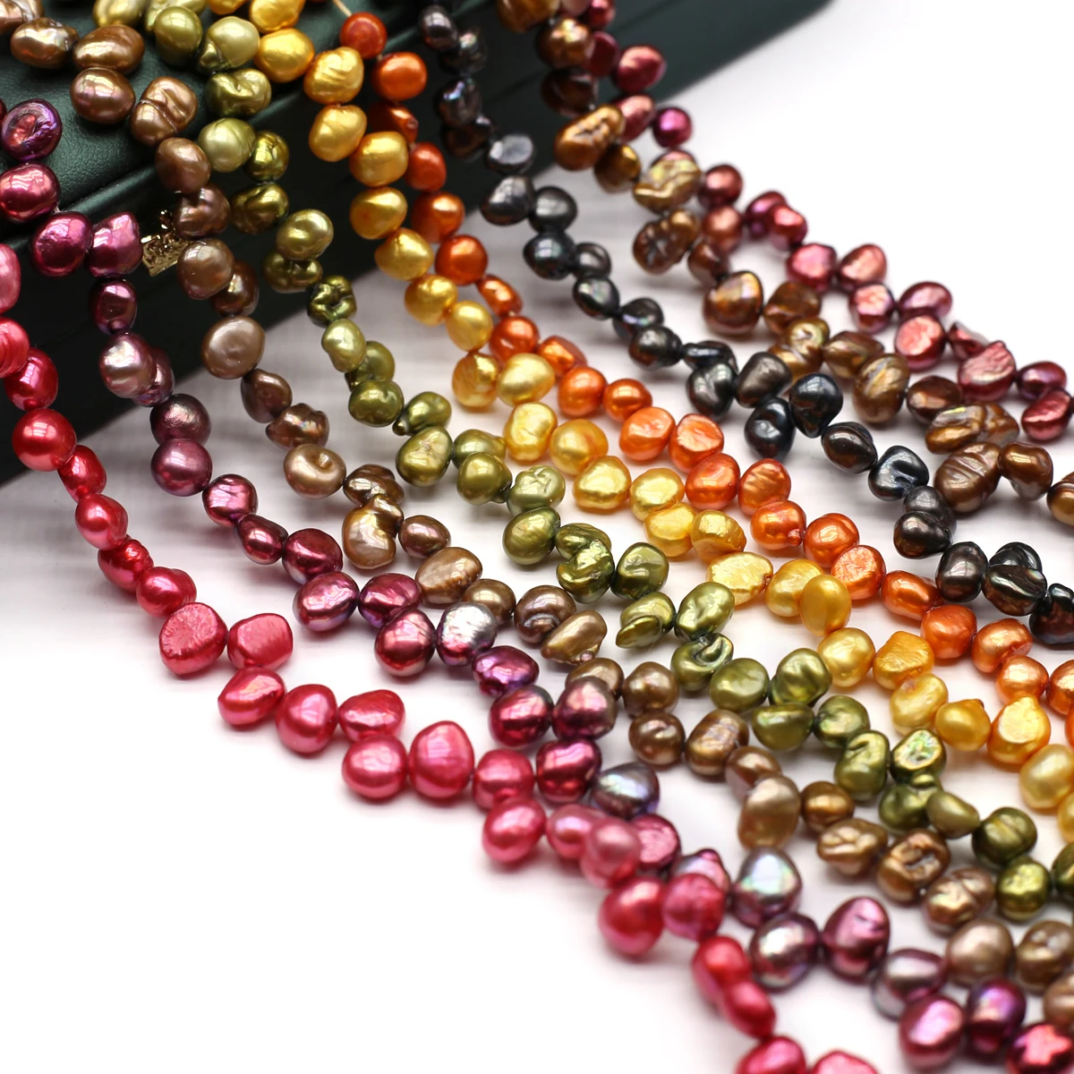 Natural Zhuji Freshwater Pearl Beads Irregular Color Plated Mother Pearl for Jewelry Making Diy Necklace Bracelet Accessoires