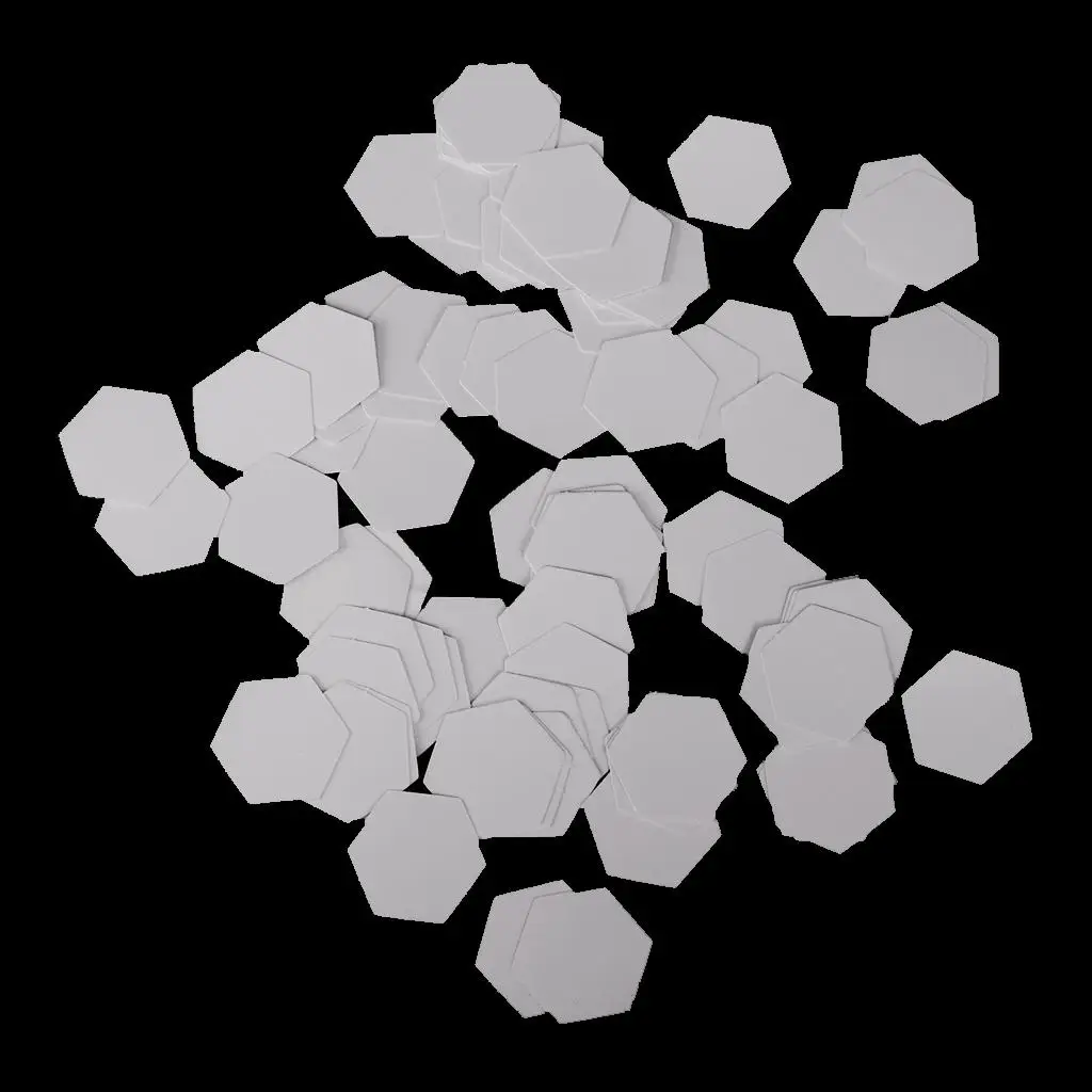 2X 100 Pieces Hexagon English Paper Pieces Quilting Templates Crafts 8mm