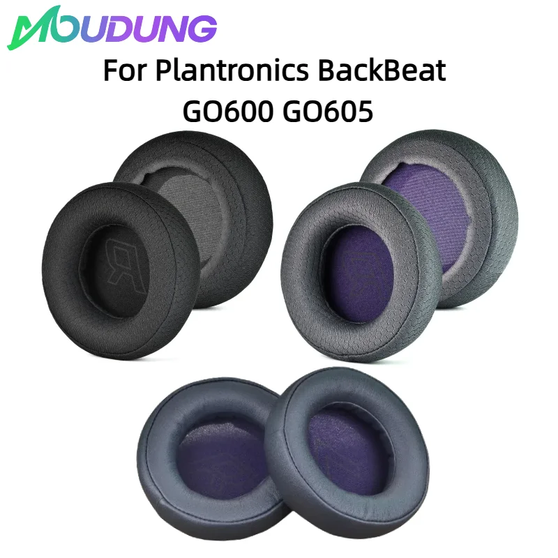 

Ear Pads For Plantronics BackBeat GO600 GO605 Headphones Replacement Soft Foam Cushion Sponge Pad Leather Earmuffs