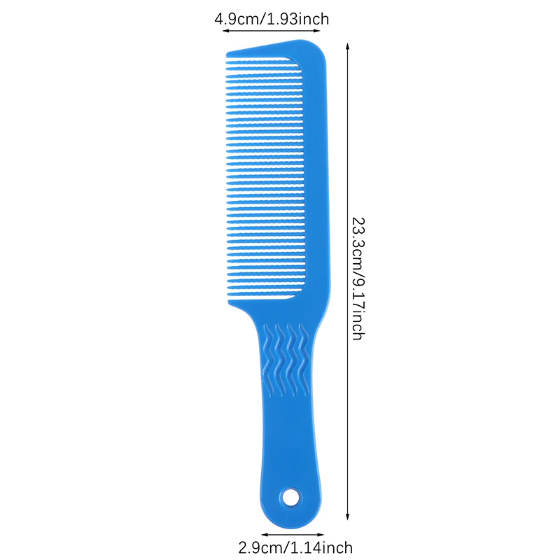 Professional Salon Barber Hair Clipper Accessories Flat Head Cut Comb Anti-static Hair Styling Wide Tooth Men Cut Hair Brush